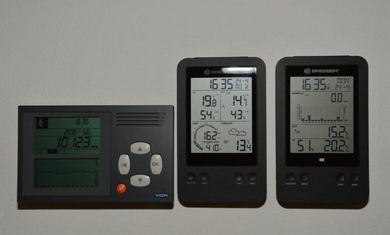 barometric pressure data recording