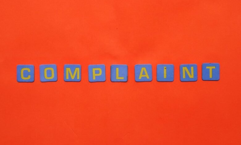 complaint tracking and activity
