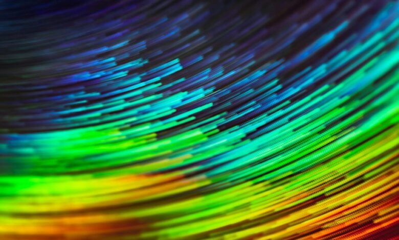 vibrant digital art piece